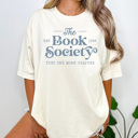 Large Ivory The Book Society Graphic Tee, Book Lover Shirt, Book Club Tees, Reading Shirt, Bookaholic, Read Past My Bedtime, Comfort Colors