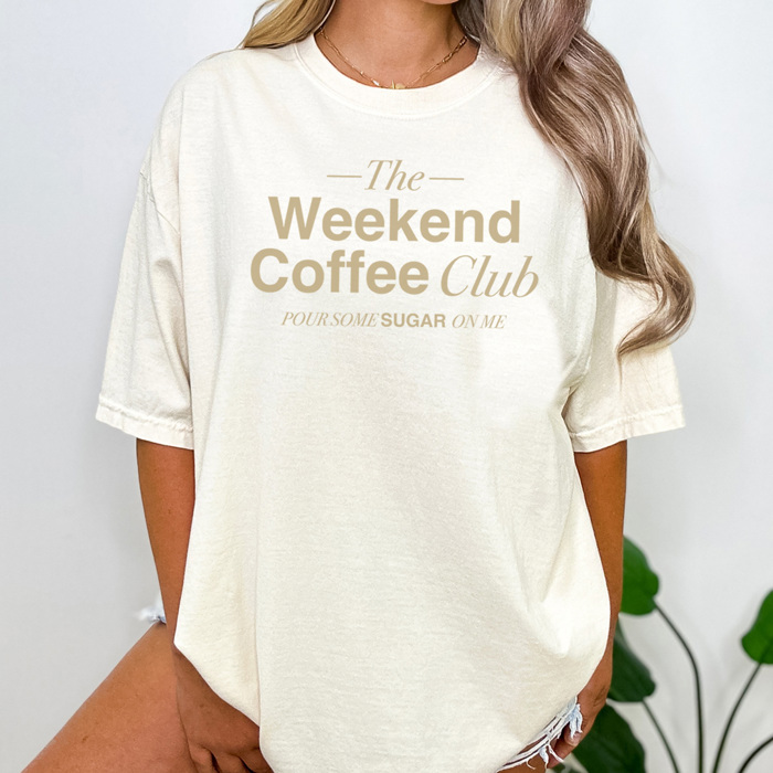 Weekend Coffee Club Graphic Tee | Comfort Colors