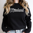 Large Black Momland Graphic Sweatshirt, Theme Park Graphic Sweatshirt, Boy Mouse Sweatshirt, Girl Mouse Sweatshirt, Family Vacation Sweatshirt, Disney Sweatshirt, Best Day Ever