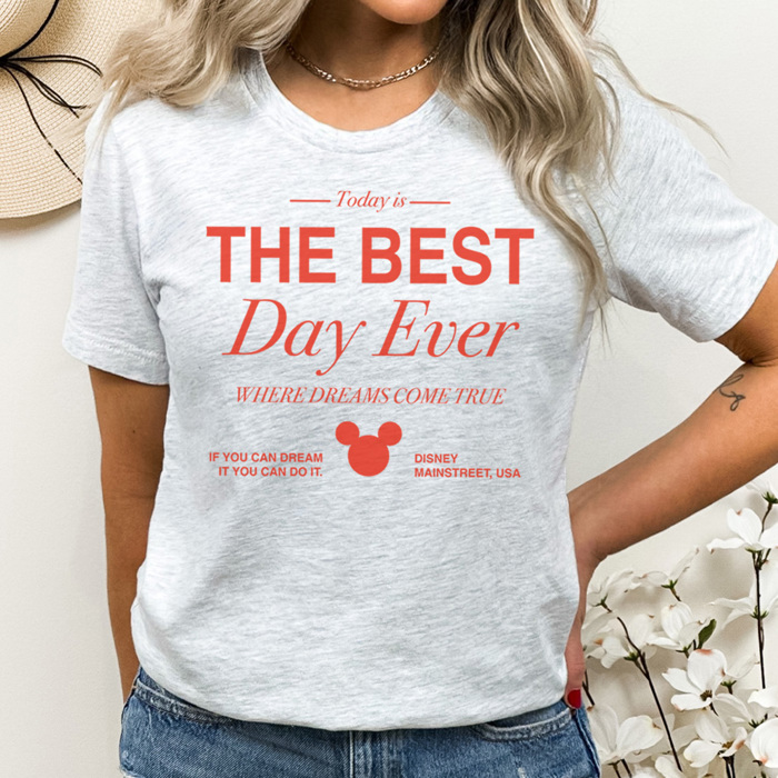 The Best Day Ever Graphic Tee, Theme Park Shirt, Cute Theme Park Shirt, Boy Mouse Shirt, Family Vacation, Magical Place Shirt, Happiest Place On Earth