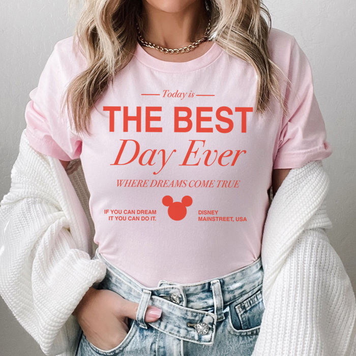 The Best Day Ever Graphic Tee, Theme Park Shirt, Cute Theme Park Shirt, Boy Mouse Shirt, Family Vacation, Magical Place Shirt, Happiest Place On Earth