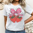 XXL Ash Gray Strawberry Mouse Graphic Tee, Theme Park Shirt, Boy Mouse Shirt, Family Vacation Tee