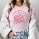 XL Pink I Can Buy Myself Flowers Shirt, Funny Valentine Shirt, Cat Valentine Shirt, Grumpy Cat, Single's Day Shirt, Single Valentine