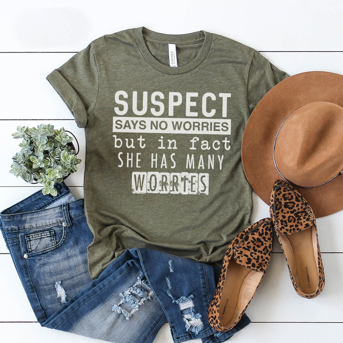 More Funny Suspect Graphic Tees, Funny Shirts, Tired Mom Shirt, Coffee Shirt, Always Late Shirt, Gift for Her