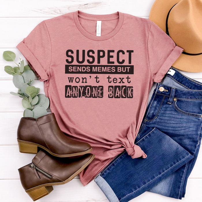 Funny Suspect Graphic Tees, Funny Shirts, Tired Mom Shirt, Coffee Shirt, Always Late Shirt, Gift for Her