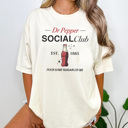 Small Ivory Dr Pepper Social Club Graphic Tee, Dr Pepper Shirt, Favorite Soda Shirt, Caffeine Tee, Gift for Her