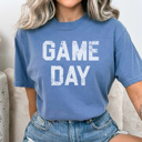 Large Blue Jean Game Day Block Graphic Tee, Game Day Shirt, Football Mom, Baseball Mom, Basketball Mom, Soccer Mom