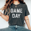  Game Day Block Graphic Tee, Game Day Shirt, Football Mom, Baseball Mom, Basketball Mom, Soccer Mom