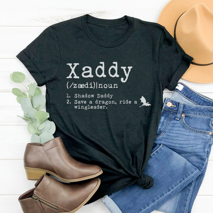 Xaddy Graphic Tee, Fourth Wing, Iron Flame Shirt, Fantasy Book Shirt, Xaden Tee, Black Onyx Shirt, Book Lover Shirt