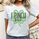 XXL Ash Gray I Pinch Back Graphic Tee, St. Patricks Day Shirt, Saint Patty Tee, Clover Shirt, Funny Graphic Tee