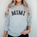 Large Athletic Heather Mimi Varsity Graphic Sweatshirt, Grandma Sweatshirt, Mother's Day Gift, Mimi Shirt