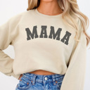 Large Sand Mama Varsity Graphic Sweatshirt, Grandma Sweatshirt, Mother's Day Gift, Mama Shirt