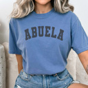 Medium Blue Jean Abuela Varsity Graphic Tee, Grandma Shirt, Mother's Day Gift, Abuela Shirt