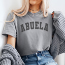 Large Gray Abuela Varsity Graphic Tee, Grandma Shirt, Mother's Day Gift, Abuela Shirt