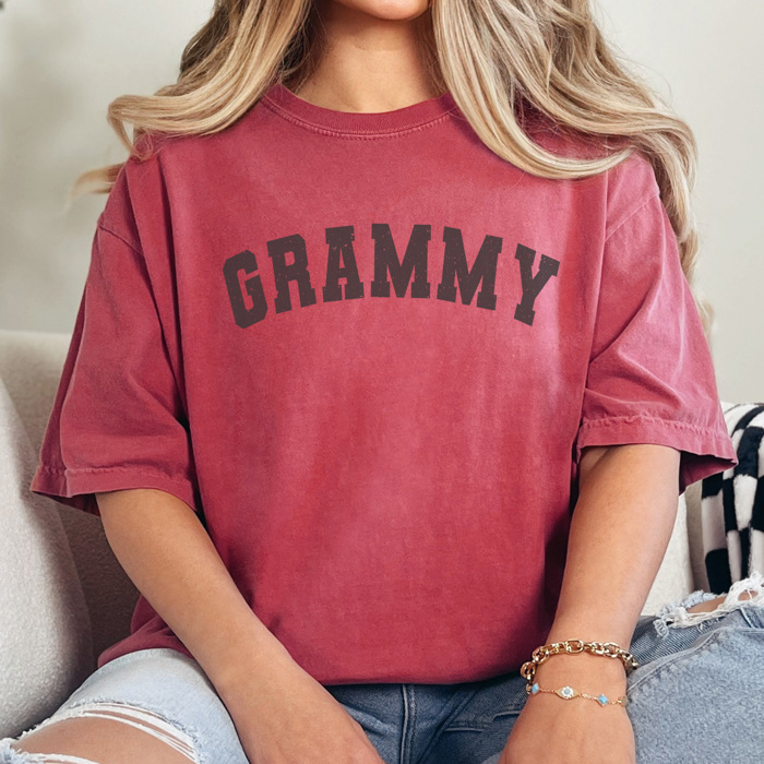 Grammy Varsity Graphic Tee, Grandma Shirt, Mother's Day Gift, Grammy Shirt