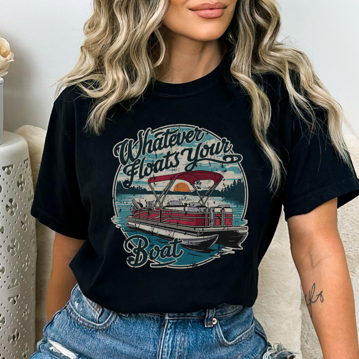 Whatever Floats Your Boat Graphic Tee, Summer Shirt, Boat Shirt, Lake Tshirt