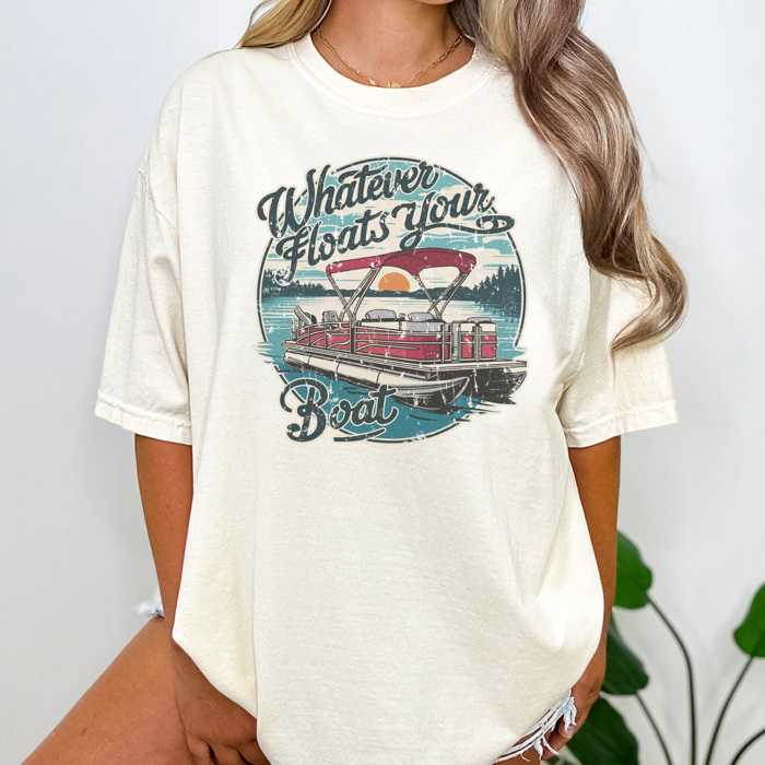 Whatever Floats Your Boat Graphic Tee, Summer Shirt, Boat Shirt, Lake Tshirt