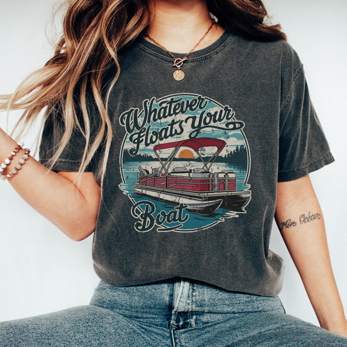 Whatever Floats Your Boat Graphic Tee, Summer Shirt, Boat Shirt, Lake Tshirt