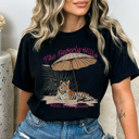 Medium Black Beverly Hills Tiger Graphic Tee, Trendy Shirt, Cute Summer Shirt, Tiger Shirt, California Shirt