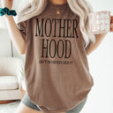 Large Espresso Motherhood Graphic Tee, Ain't No Hood Like Motherhood, Mama Shirt, Mother's Day Shirt