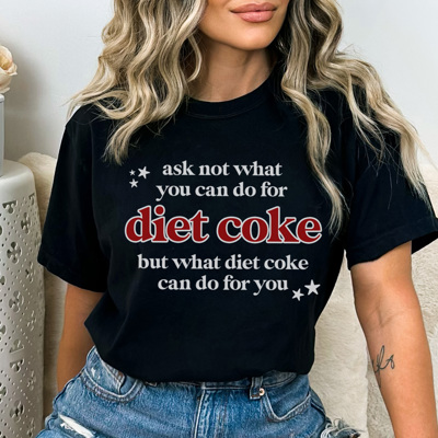 Diet Coke For You Graphic Tee, Soda Lover Shirt, Funny Graphic Tee, Diet Coke Tshirt