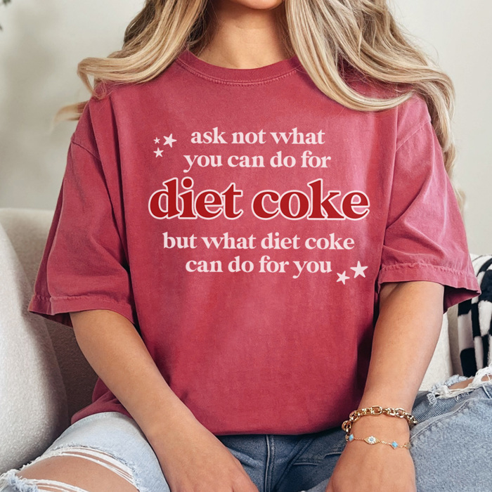 Diet Coke For You Graphic Tee, Soda Lover Shirt, Funny Graphic Tee, Diet Coke Tshirt