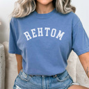 XL Blue Jean Trendy Mother Graphic Tee, Backwards Mother Shirt, Mama Tee, Western Style