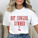  Hot Cowgirl Summer Graphic Tee, Cowboy Shirt, Cowgirl Tee, Summer Graphic Tee, Country Shirt, Concert Tee