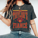  Go Taylor's Fiance Graphic Tee, Trending Graphic Tee, Chiefs Shirt, English Teacher Gym Teacher
