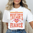  Go Taylor's Fiance Graphic Tee, Trending Graphic Tee, Chiefs Shirt, English Teacher Gym Teacher