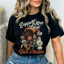  Vintage Trick or Treaters Graphic Tee, Halloween Shirt, Cute Halloween Tee, Halloween Costume
