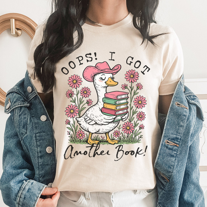 Oops Funny Graphic Tee, Chicken Shirt, Plant Shirt, Book Shirt, Sarcastic Graphic Tee