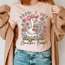  Oops Funny Graphic Tee, Chicken Shirt, Plant Shirt, Book Shirt, Sarcastic Graphic Tee