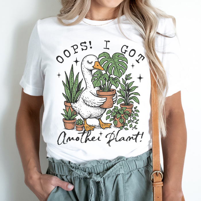 Oops Funny Graphic Tee, Chicken Shirt, Plant Shirt, Book Shirt, Sarcastic Graphic Tee