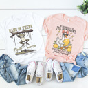  Life is Hard Graphic Tee, Funny Shirt, Sarcastic Graphic Tee, Hang In There, Easy Peasy, Life is Tough Tee