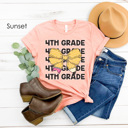  Coquette Bow Grades Graphic Tee, Teacher Graphic Tee, Back to School Shirt, Cute Teacher Tee