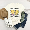  Coquette Bow Grades Graphic Tee, Teacher Graphic Tee, Back to School Shirt, Cute Teacher Tee