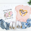  Busy Doing Teacher Things Graphic Tee, Cute Teacher Shirt, Back to School, Teach Love Inspire Tee
