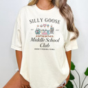  Silly Goose Teacher Secondary Graphic Tee, Back to School Shirt, Cute Teacher Tee, Goose Shirt, High School Teacher, Middle School Teacher