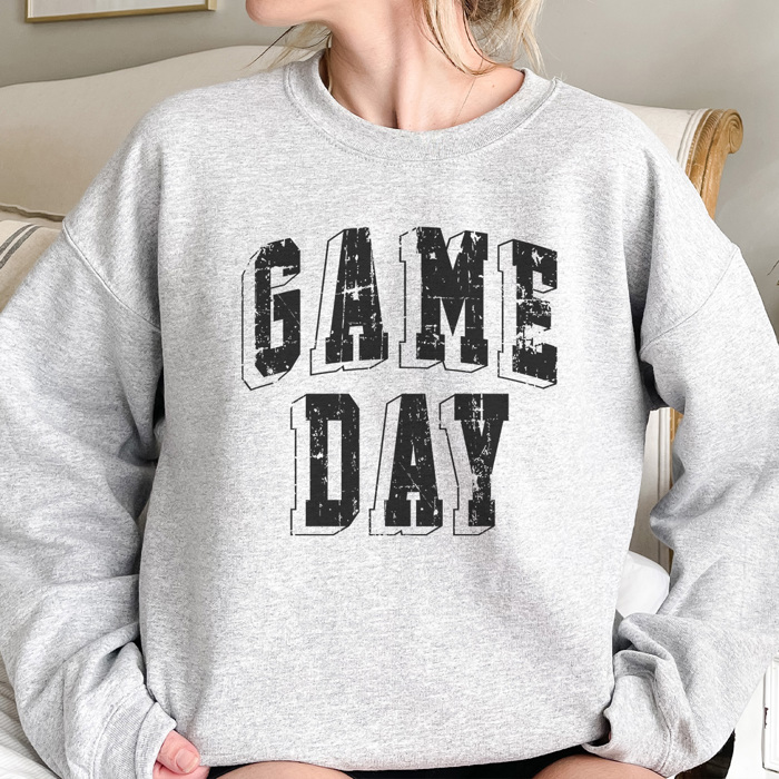 Game Day Sweatshirt, Football Mom Sweatshirt, Soccer Mom Sweatshirt, Baseball Mom Sweatshirt, Basketball Mom Sweatshirt