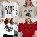  Game Day Sweatshirt, Football Mom Sweatshirt, Soccer Mom Sweatshirt, Baseball Mom Sweatshirt, Basketball Mom Sweatshirt