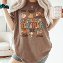 Large Espresso One Thankful Teacher Graphic Tee, Teacher Shirt, Thanksgiving Tee, Teach Little Turkeys, Cute Teacher Tee