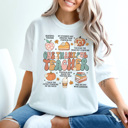 XL White One Thankful Teacher Graphic Tee, Teacher Shirt, Thanksgiving Tee, Teach Little Turkeys, Cute Teacher Tee