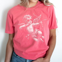 XL Watermelon Trendy Cupid Graphic Tee, Pixel Art Shirt, Valentine's Day Graphic Tee, Cute Cupid Tee