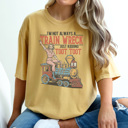 Large Mustard Train Wreck Graphic Tee, Funny Mom Shirt, Sarastic Graphic Tee, Mama Tee, Comfort Colors, Vintage Fit