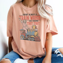 XXL Peachy Train Wreck Graphic Tee, Funny Mom Shirt, Sarastic Graphic Tee, Mama Tee, Comfort Colors, Vintage Fit