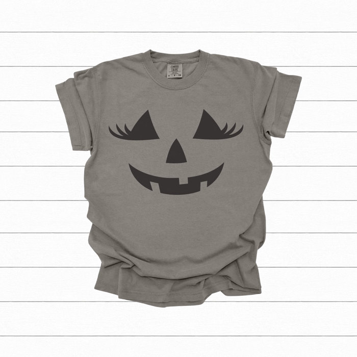 His & Hers Jack O Lantern Graphic Tees, Costume Shirt, Halloween Tee, Pumpkin Shirt