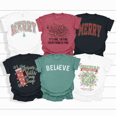 Christmas Favorites Graphic Tee, Cute Christmas Shirt, Christmas Classics, Christmas Movie Shirt