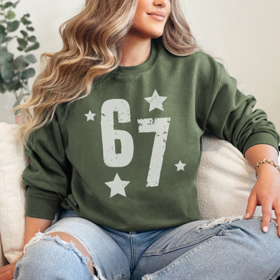 Six Seven Graphic Sweatshirt, Six Seven Graphic Sweatshirt, Trendy Sweatshirt, Christmas Gift