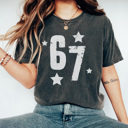  Six Seven Graphic Tee, 67 Graphic Tee, Trending Shirt, Funny Meme, Funny Mom Tee, Funny Teacher Tee